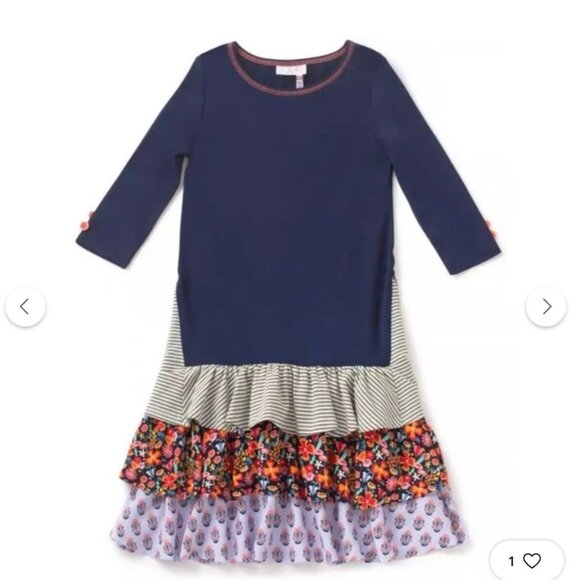 Matilda Jane 435 Navy  Happy & free coconut rose dress size  10 - Picture 1 of 10